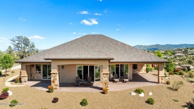 Stunning elegant custom home perched atop the Estates of on Prescott Lakes Golf and Country Club in Arizona - for sale on GolfHomes.com, golf home, golf lot