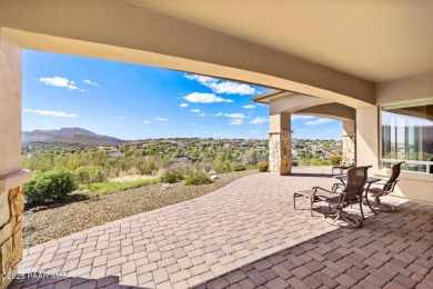 Stunning elegant custom home perched atop the Estates of on Prescott Lakes Golf and Country Club in Arizona - for sale on GolfHomes.com, golf home, golf lot