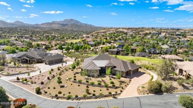 Stunning elegant custom home perched atop the Estates of on Prescott Lakes Golf and Country Club in Arizona - for sale on GolfHomes.com, golf home, golf lot