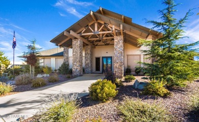Stunning elegant custom home perched atop the Estates of on Prescott Lakes Golf and Country Club in Arizona - for sale on GolfHomes.com, golf home, golf lot