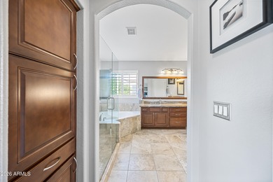 Stunning 4-bedroom, 3-bath home on the golf course in Ahwatukee on The Foothills Golf Club in Arizona - for sale on GolfHomes.com, golf home, golf lot