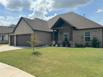 Newer house with 4 beds plus a flex space that makes a great on Pebble Creek Golf Course in Oklahoma - for sale on GolfHomes.com, golf home, golf lot