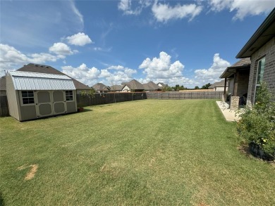 Newer house with 4 beds plus a flex space that makes a great on Pebble Creek Golf Course in Oklahoma - for sale on GolfHomes.com, golf home, golf lot