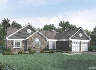 Pre-Construction 3 bedroom 2 full bath 1,800 sqft. Ranch Style on Tippecanoe Country Club in Indiana - for sale on GolfHomes.com, golf home, golf lot