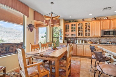 Panoramic Mountain views overlooking the scenic fairways of on Saddlebrooke Golf Course in Arizona - for sale on GolfHomes.com, golf home, golf lot