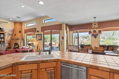 Panoramic Mountain views overlooking the scenic fairways of on Saddlebrooke Golf Course in Arizona - for sale on GolfHomes.com, golf home, golf lot