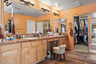 Panoramic Mountain views overlooking the scenic fairways of on Saddlebrooke Golf Course in Arizona - for sale on GolfHomes.com, golf home, golf lot