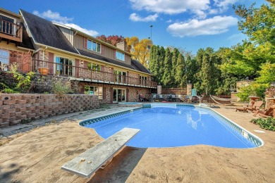 Unique luxury home, one-of-a-kind for its neighborhood on Monroe Country Club in Wisconsin - for sale on GolfHomes.com, golf home, golf lot