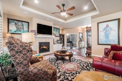 This stunning custom home is nestled at the end of a serene on Highland Meadows Golf Course in Colorado - for sale on GolfHomes.com, golf home, golf lot