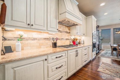 This stunning custom home is nestled at the end of a serene on Highland Meadows Golf Course in Colorado - for sale on GolfHomes.com, golf home, golf lot