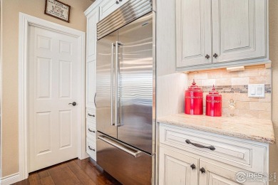 This stunning custom home is nestled at the end of a serene on Highland Meadows Golf Course in Colorado - for sale on GolfHomes.com, golf home, golf lot