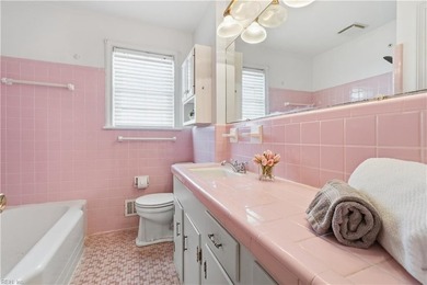 Brick ranch with new roof on both home and detached two car on Elizabeth Manor Golf and Country Club in Virginia - for sale on GolfHomes.com, golf home, golf lot