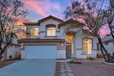 This gorgeous home located in guard gated Rhodes Ranch features on Rhodes Ranch Golf Club in Nevada - for sale on GolfHomes.com, golf home, golf lot