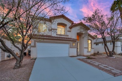 This gorgeous home located in guard gated Rhodes Ranch features on Rhodes Ranch Golf Club in Nevada - for sale on GolfHomes.com, golf home, golf lot