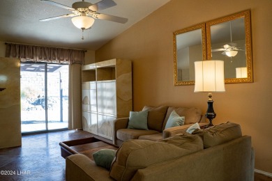 Furnished one level condo with attached garage on the golf on London Bridge Golf Course in Arizona - for sale on GolfHomes.com, golf home, golf lot