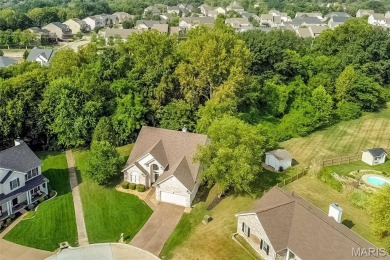 Welcome to this expansive 1.5-story home in the Villages of on The Links At Dardenne in Missouri - for sale on GolfHomes.com, golf home, golf lot