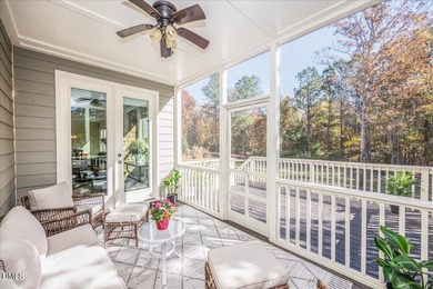 Nestled in a truly beautiful, gated community, this like-new on The Preserve At Jordan Lake Golf Club in North Carolina - for sale on GolfHomes.com, golf home, golf lot