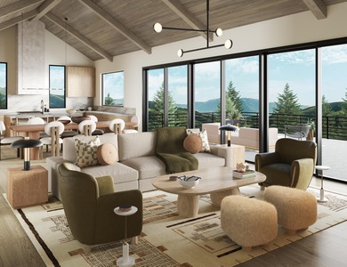 This stunning mountain contemporary home designed by RLB on Sun Valley Resort in Idaho - for sale on GolfHomes.com, golf home, golf lot