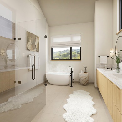 This stunning mountain contemporary home designed by RLB on Sun Valley Resort in Idaho - for sale on GolfHomes.com, golf home, golf lot