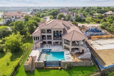 Exceptional Mediterranean-style estate, spanning over 10,000 sf on The Lakes at Castle Hill Golf Club in Texas - for sale on GolfHomes.com, golf home, golf lot