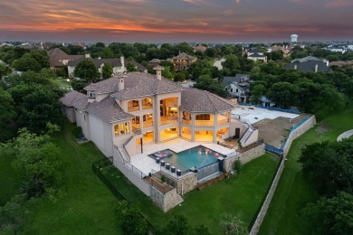 Exceptional Mediterranean-style estate, spanning over 10,000 sf on The Lakes at Castle Hill Golf Club in Texas - for sale on GolfHomes.com, golf home, golf lot