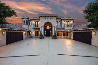 Exceptional Mediterranean-style estate, spanning over 10,000 sf on The Lakes at Castle Hill Golf Club in Texas - for sale on GolfHomes.com, golf home, golf lot