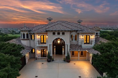 Exceptional Mediterranean-style estate, spanning over 10,000 sf on The Lakes at Castle Hill Golf Club in Texas - for sale on GolfHomes.com, golf home, golf lot