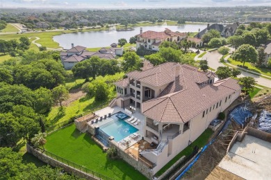 Exceptional Mediterranean-style estate, spanning over 10,000 sf on The Lakes at Castle Hill Golf Club in Texas - for sale on GolfHomes.com, golf home, golf lot