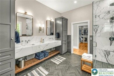 This STUNNING ESTATE is located within the single square mile of on  in Pennsylvania - for sale on GolfHomes.com, golf home, golf lot