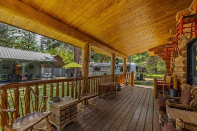Adorable Log cabin with an incredible backyard and outdoor on McCall Municipal Golf Course in Idaho - for sale on GolfHomes.com, golf home, golf lot