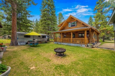 Adorable Log cabin with an incredible backyard and outdoor on McCall Municipal Golf Course in Idaho - for sale on GolfHomes.com, golf home, golf lot