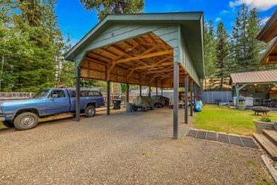 Adorable Log cabin with an incredible backyard and outdoor on McCall Municipal Golf Course in Idaho - for sale on GolfHomes.com, golf home, golf lot
