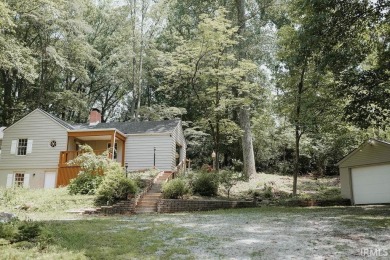 Welcome to your dream woodland cottage tucked away on 1.5 serene on Forest Hills Country Club in Indiana - for sale on GolfHomes.com, golf home, golf lot