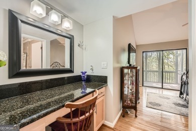 Welcome home to this beautiful contemporary with SEASONAL LAKE on The Highlands Course at Lake Arrowhead in Georgia - for sale on GolfHomes.com, golf home, golf lot