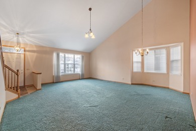 Check out this beautiful Marquette model ranch home with a loft on Mistwood Golf Club in Illinois - for sale on GolfHomes.com, golf home, golf lot