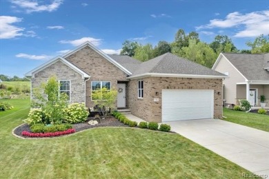 Skip the hassle of building and move right into this like-new on Metamora Country Club in Michigan - for sale on GolfHomes.com, golf home, golf lot