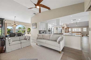Some homes have rooms. This one has destinations-a kitchen built on Deep Creek Golf Club in Florida - for sale on GolfHomes.com, golf home, golf lot