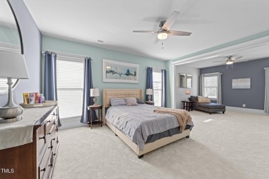 This 4 bedroom, 4 and a half-bath home offers over 170 feet of on TPC at Wakefield Plantation in North Carolina - for sale on GolfHomes.com, golf home, golf lot