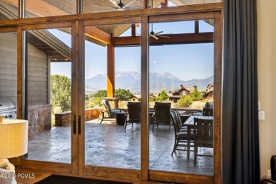 This exquisite single-story Club Cabin offers a harmonious blend on Red Ledges Golf Club in Utah - for sale on GolfHomes.com, golf home, golf lot