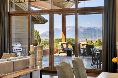 This exquisite single-story Club Cabin offers a harmonious blend on Red Ledges Golf Club in Utah - for sale on GolfHomes.com, golf home, golf lot