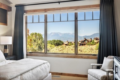 This exquisite single-story Club Cabin offers a harmonious blend on Red Ledges Golf Club in Utah - for sale on GolfHomes.com, golf home, golf lot