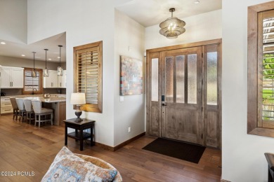 This exquisite single-story Club Cabin offers a harmonious blend on Red Ledges Golf Club in Utah - for sale on GolfHomes.com, golf home, golf lot