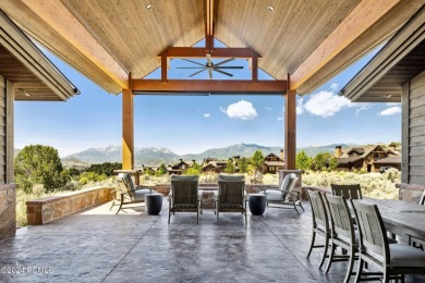 This exquisite single-story Club Cabin offers a harmonious blend on Red Ledges Golf Club in Utah - for sale on GolfHomes.com, golf home, golf lot