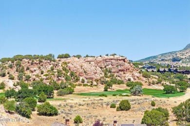 This exquisite single-story Club Cabin offers a harmonious blend on Red Ledges Golf Club in Utah - for sale on GolfHomes.com, golf home, golf lot