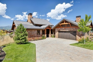 This exquisite single-story Club Cabin offers a harmonious blend on Red Ledges Golf Club in Utah - for sale on GolfHomes.com, golf home, golf lot