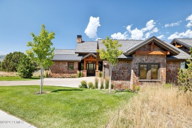 This exquisite single-story Club Cabin offers a harmonious blend on Red Ledges Golf Club in Utah - for sale on GolfHomes.com, golf home, golf lot