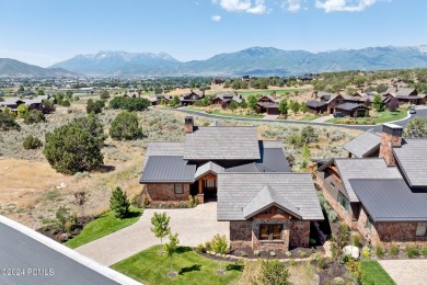 This exquisite single-story Club Cabin offers a harmonious blend on Red Ledges Golf Club in Utah - for sale on GolfHomes.com, golf home, golf lot