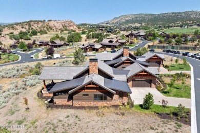 This exquisite single-story Club Cabin offers a harmonious blend on Red Ledges Golf Club in Utah - for sale on GolfHomes.com, golf home, golf lot