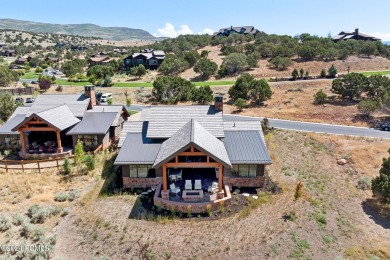 This exquisite single-story Club Cabin offers a harmonious blend on Red Ledges Golf Club in Utah - for sale on GolfHomes.com, golf home, golf lot