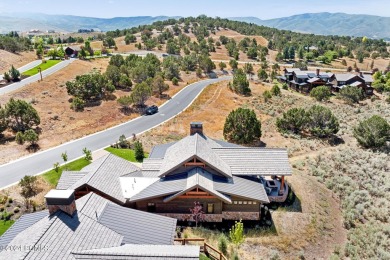 This exquisite single-story Club Cabin offers a harmonious blend on Red Ledges Golf Club in Utah - for sale on GolfHomes.com, golf home, golf lot